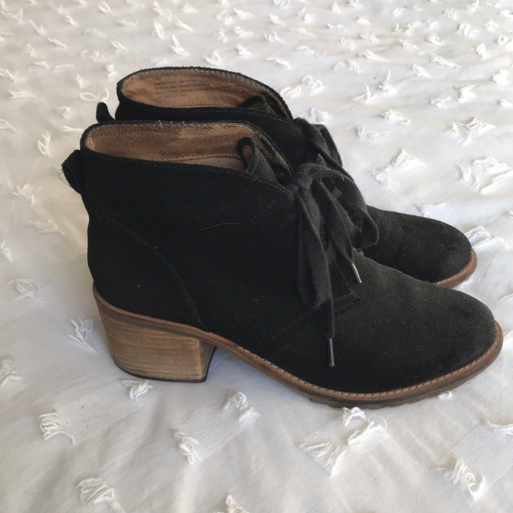 Biala Black Suede Bootie